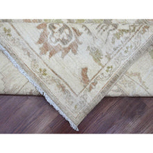 Load image into Gallery viewer, 9&#39;1&quot;x11&#39;4&quot; Cedar Brown, Washed Out Peshawar With All Over Leaf Pattern, Natural Dyes, 100% Wool, Hand Knotted, Oriental Rug FWR120984