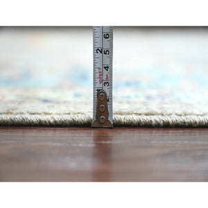 9'10"x13'7" Walnut Brown, Peshawar with Bijar Garus Design, Colorful Pattern, Hand Knotted, Vegetable Dyes, Densely Woven, High Mountain Wool, Oriental Rug FWR121056