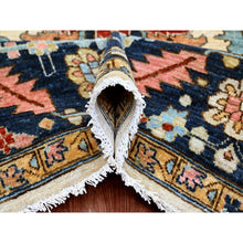 Load image into Gallery viewer, 8&#39;x10&#39; Pristine White, Peshawar Serapi Heriz All Over Design, Vegetable Dyes, High Mountain Wool, Hand Knotted, Oriental Rug FWR121062