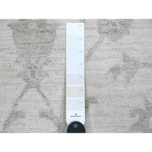 Load image into Gallery viewer, 11&#39;7&quot;x14&#39;10&quot; Alabaster White, Hand Knotted, Washed Out Peshawar With All Over Vines Design, Vegetable Dyes, 100% Wool, Oversized, Oriental Rug FWR121074