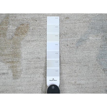 Load image into Gallery viewer, 12&#39;x17&#39;4&quot; Cotton White, Afghan Angora Oushak With Large Leaf Design, Hand Knotted, Vegetable Dyes, 100% Wool, Oversized, Oriental Rug FWR121086