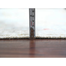 Load image into Gallery viewer, 12&#39;x17&#39;4&quot; Cotton White, Afghan Angora Oushak With Large Leaf Design, Hand Knotted, Vegetable Dyes, 100% Wool, Oversized, Oriental Rug FWR121086