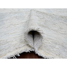 Load image into Gallery viewer, 9&#39;10&quot;x13&#39;3&quot; Oyster White, Afghan Angora Oushak with All Over Design, Veggie Dyes, Hand Knotted, Pure Wool, Oriental Rug FWR121146
