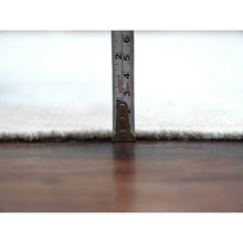 Load image into Gallery viewer, 9&#39;10&quot;x13&#39;3&quot; Oyster White, Afghan Angora Oushak with All Over Design, Veggie Dyes, Hand Knotted, Pure Wool, Oriental Rug FWR121146