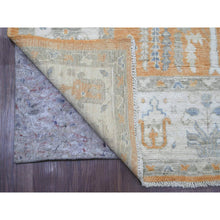 Load image into Gallery viewer, 6&#39;x8&#39;7&quot; Copper Brown, Afghan Angora Oushak With Cypress And Willow Tree Design, Hand Knotted, Vegetable Dyes, 100% Wool, Oriental Rug FWR121200