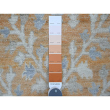 Load image into Gallery viewer, 6&#39;x8&#39;7&quot; Copper Brown, Afghan Angora Oushak With Cypress And Willow Tree Design, Hand Knotted, Vegetable Dyes, 100% Wool, Oriental Rug FWR121200