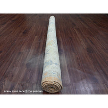 Load image into Gallery viewer, 6&#39;x8&#39;7&quot; Copper Brown, Afghan Angora Oushak With Cypress And Willow Tree Design, Hand Knotted, Vegetable Dyes, 100% Wool, Oriental Rug FWR121200