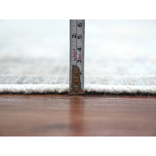 Load image into Gallery viewer, 8&#39;10&quot;x11&#39;10&quot; Nevada Gray, Afghan Angora Oushak With Floral Pattern, Hand Knotted, Natural Dyes, 100% Wool, Oriental Rug FWR121230