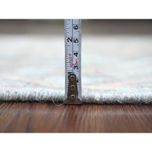 Load image into Gallery viewer, 2&#39;6&quot;x15&#39;7&quot; Mink Gray, Afghan Peshawar With Birds Of Paradise Design, Soft Wool, Vegetable Dyes, Hand Knotted, Xl Runner, Oriental Rug FWR121356