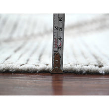 Load image into Gallery viewer, 15&#39;9&quot;x23&#39;5&quot; Whisper White, Moroccan Weave With Geometric Pattern, Textured Wool, Hand Knotted, Palace Size, Oriental Rug FWR121392