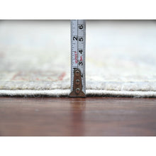 Load image into Gallery viewer, 8&#39;x9&#39;7&quot; Jet Gray, Peshawar with Bijar Garus Design, High Mountain Wool, Hand Knotted, Vegetable Dyes, Densely Woven, Oriental Rug FWR121458