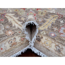 Load image into Gallery viewer, 8&#39;x9&#39;9&quot; Dark Vanilla Brown, Peshawar with Heriz All Over Design, High Mountain Wool, Hand Knotted, Natural Dyes, Densely Woven, Oriental Rug FWR121518
