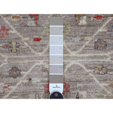Load image into Gallery viewer, 8&#39;x9&#39;9&quot; Dark Vanilla Brown, Peshawar with Heriz All Over Design, High Mountain Wool, Hand Knotted, Natural Dyes, Densely Woven, Oriental Rug FWR121518