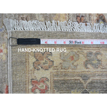 Load image into Gallery viewer, 8&#39;x9&#39;9&quot; Dark Vanilla Brown, Peshawar with Heriz All Over Design, High Mountain Wool, Hand Knotted, Natural Dyes, Densely Woven, Oriental Rug FWR121518