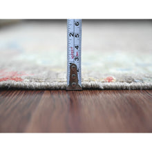 Load image into Gallery viewer, 5&#39;x6&#39;8&quot; Coffee Brown, Afghan Peshawar with Birds of Paradise Design, Soft Wool, Hand Knotted, Natural Dyes, Oriental Rug FWR121536