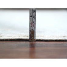 Load image into Gallery viewer, 8&#39;10&quot;x17&#39;4&quot; Chiffon White, Afghan Angora Oushak With All Over Vines Design, 100% Wool, Hand Knotted, Natural Dyes, Gallery Size, Long And Narrow, Oversized, Runner, Oriental Rug FWR121584