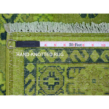 Load image into Gallery viewer, 4&#39;8&quot;x6&#39;3&quot; Oyster White, Peshawar with Heriz All Over Design, Hand Knotted, Densely Woven, Aryana Collection, High Mountain Wool, Vegetable Dyes, Oriental Rug FWR539820