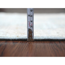 Load image into Gallery viewer, 2&#39;x3&#39; Dim Gray, 100% Wool, Afghan Angora Oushak With Large Leaf Pattern, Hand Knotted, Natural Dyes, Mat, Oriental Rug FWR121962