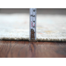 Load image into Gallery viewer, 2&#39;1&quot;x3&#39; Misty Gray, All Over Design, Afghan Angora Oushak, Hand Knotted, Vegetable Dyes, 100% Wool, Mat, Oriental Rug FWR121980
