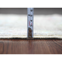 Load image into Gallery viewer, 2&#39;x3&#39;2&quot; Walnut Brown, Afghan Angora Oushak With Soft Color Leaf Design, Pure Wool, Hand Knotted, Vegetable Dyes, Mat, Oriental Rug FWR121986