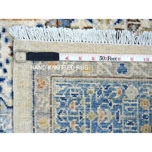 5'10"x8'8" THE LAVA, Colorful Sari Silk With Textured Wool Hand Knotted Oriental Rug FWR355392