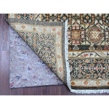 Load image into Gallery viewer, 6&#39;1&quot;x9&#39; Cedar Brown, 14th Century Mamluk Dynasty Pattern With Star Medallion Design, Hand Knotted, High Mountain Wool, Abrash, Veggie Dyes, Oriental Rug FWR122016