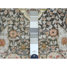 Load image into Gallery viewer, 6&#39;1&quot;x9&#39; Cedar Brown, 14th Century Mamluk Dynasty Pattern With Star Medallion Design, Hand Knotted, High Mountain Wool, Abrash, Veggie Dyes, Oriental Rug FWR122016