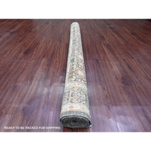 Load image into Gallery viewer, 6&#39;1&quot;x9&#39; Cedar Brown, 14th Century Mamluk Dynasty Pattern With Star Medallion Design, Hand Knotted, High Mountain Wool, Abrash, Veggie Dyes, Oriental Rug FWR122016