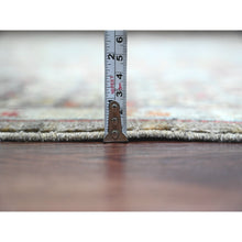 Load image into Gallery viewer, 8&#39;x9&#39;8&quot; Nevada Gray, Hand Knotted, 14th Century Mamluk Dynasty Pattern With Large Medallion Design, Soft Wool, Natural Dyes, Oriental Rug FWR122028