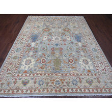 Load image into Gallery viewer, 8&#39;x9&#39;8&quot; Cloud Gray, Ziegler Mahal Revival with All Over Pattern, Hand Knotted, High Mountain Wool, Vegetable Dyes, Oriental Rug FWR122088