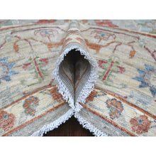 Load image into Gallery viewer, 8&#39;x9&#39;8&quot; Cloud Gray, Ziegler Mahal Revival with All Over Pattern, Hand Knotted, High Mountain Wool, Vegetable Dyes, Oriental Rug FWR122088