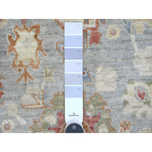 8'x9'8" Cloud Gray, Ziegler Mahal Revival with All Over Pattern, Hand Knotted, High Mountain Wool, Vegetable Dyes, Oriental Rug FWR122088