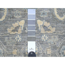 Load image into Gallery viewer, 2&#39;9&quot;x5&#39;6&quot; Spanish Gray, Peshawar with Ziegler Mahal All Over Design, Vegetable Dyes, High Mountain Wool, Hand Knotted, Short Runner, Oriental Rug FWR122112