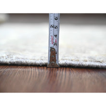 Load image into Gallery viewer, 3&#39;1&quot;x4&#39;9&quot; Nickel Gray, Aryana Collection, Afghan Peshawar With Heriz All Over Design, Hand Knotted, 100% Wool, Vegetable Dyes, Densely Woven, Oriental Rug FWR122118