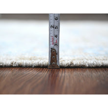 Load image into Gallery viewer, 3&#39;x5&#39; Khaki Brown, Afghan Angora Oushak With Leaf Design, Vegetable Dyes, 100% Wool, Hand Knotted, Oriental Rug FWR122160
