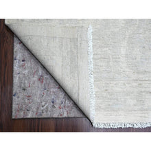 Load image into Gallery viewer, 12&#39;x15&#39;1&quot; Chiffon White, Stone Washed Peshawar with All Over Pattern, Natural Dyes, 100% Wool, Hand Knotted, Oversized, Oriental Rug FWR122190