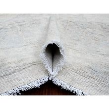 Load image into Gallery viewer, 12&#39;x15&#39;1&quot; Chiffon White, Stone Washed Peshawar with All Over Pattern, Natural Dyes, 100% Wool, Hand Knotted, Oversized, Oriental Rug FWR122190