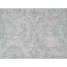 Load image into Gallery viewer, 12&#39;x15&#39;1&quot; Chiffon White, Stone Washed Peshawar with All Over Pattern, Natural Dyes, 100% Wool, Hand Knotted, Oversized, Oriental Rug FWR122190
