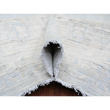 Load image into Gallery viewer, 11'10"x15'3" Misty Gray, White Wash Peshawar With All Over Leaf Design, Natural Dyes, 100% Wool, Hand Knotted, Oversized, Oriental Rug FWR122196