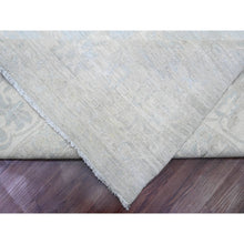 Load image into Gallery viewer, 11&#39;10&quot;x15&#39;3&quot; Misty Gray, White Wash Peshawar with All Over Leaf Design, Natural Dyes, 100% Wool, Hand Knotted, Oversized, Oriental Rug FWR122196