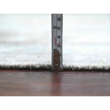Load image into Gallery viewer, 9&#39;10&quot;x13&#39;6&quot; Spanish Gray, Afghan Angora Oushak With All Over Colorful Leaf Design, Hand Knotted, Vegetable Dyes, 100% Wool, Oriental Rug FWR122328