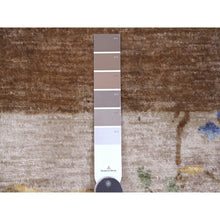 Load image into Gallery viewer, 7&#39;10&quot;x10&#39;1&quot; Alabaster White, Chinese Art Deco Inspired Peshawar, Hand Knotted, Vegetable Dyes, 100% Wool, Oriental Rug FWR122370