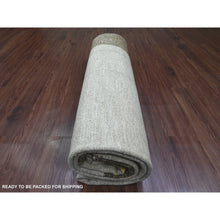 Load image into Gallery viewer, 7&#39;10&quot;x10&#39;1&quot; Alabaster White, Chinese Art Deco Inspired Peshawar, Hand Knotted, Vegetable Dyes, 100% Wool, Oriental Rug FWR122370