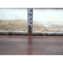Load image into Gallery viewer, 7&#39;10&quot;x10&#39;1&quot; Alabaster White, Chinese Art Deco Inspired Peshawar, Hand Knotted, Vegetable Dyes, 100% Wool, Oriental Rug FWR122370