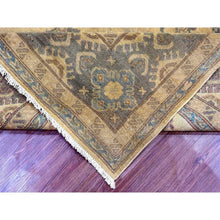 Load image into Gallery viewer, 8&#39;x9&#39;10&quot; Coffee Brown, Overdyed Kazak With Geometric Leaf Pattern, 100% Wool, Hand Knotted, Oriental Rug FWR122400