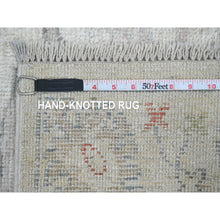 Load image into Gallery viewer, 3&#39;1&quot;x3&#39;1&quot; Ivory, 250 KPSI, Nain with Center Medallion Flower Design, Wool, Hand Knotted, Square Oriental Rug FWR388542
