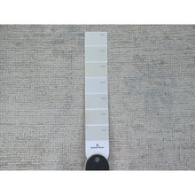 Load image into Gallery viewer, 3&#39;x17&#39;2&quot; Pearl White, Hand Knotted, Afghan Angora Oushak With All Over Leaf Design, Natural Dyes, 100% Wool, Xl Runner, Oriental Rug FWR122454