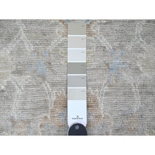 Load image into Gallery viewer, 5&#39;x19&#39;9&quot; Dark Vanilla Brown, Afghan Angora Oushak With All Over Vines Design, Hand Knotted, Veggie Dyes, 100% Wool, Long And Wide Runner, Oriental Rug FWR122460