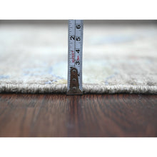 Load image into Gallery viewer, 2&#39;8&quot;x11&#39;9&quot; Coffee Brown, Soft Wool, Afghan Peshawar with Birds of Paradise Design, Hand Knotted, Natural Dyes, Runner, Oriental Rug FWR122544