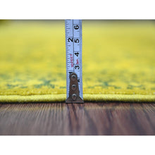 Load image into Gallery viewer, 6&#39;x8&#39;6&quot; Golden Brown, Overdyed Kazak With Tribal Medallions Design, Hand Knotted, 100% Wool, Oriental Rug FWR122652